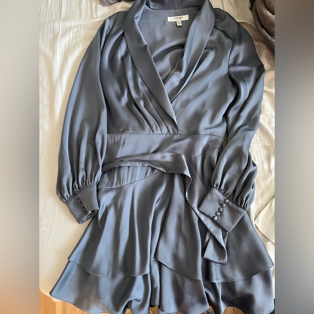Ever New Gray Midi Dress